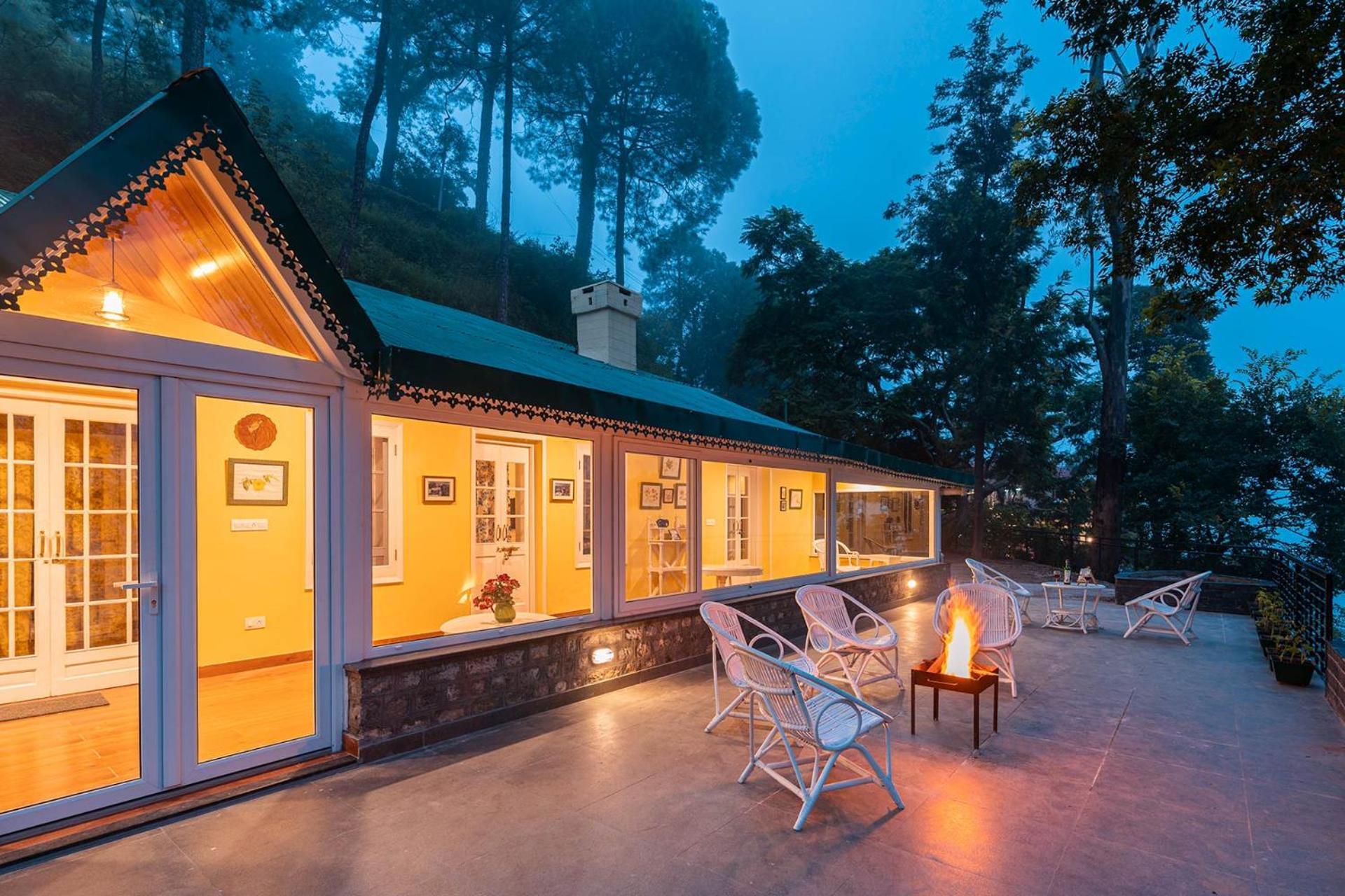 Stayvista At Springfield With Bonfire Kasauli Exterior foto